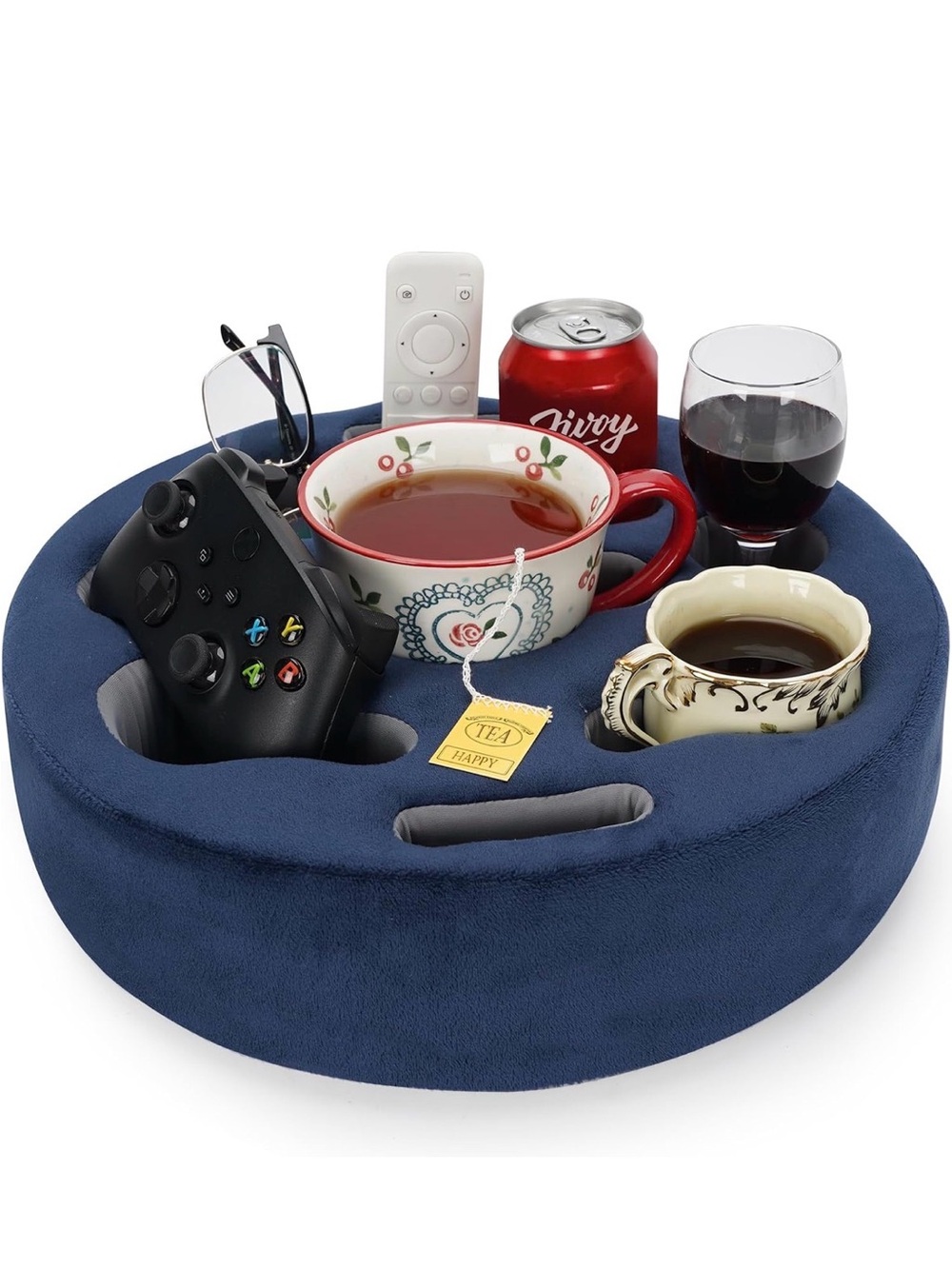 Brand New Plush Couch Cup Holder Pillow